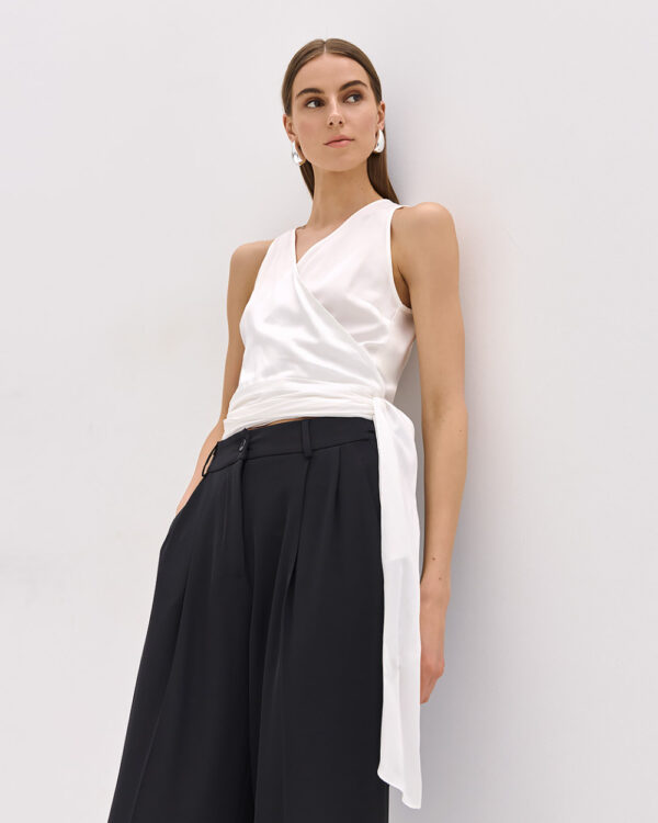 Sleeveless wrap top - Access Fashion - Image 6