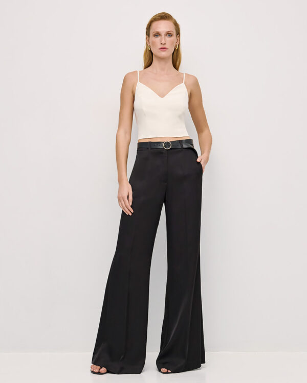 Bustier-top with v-neckline and straps - Access Fashion - Image 5