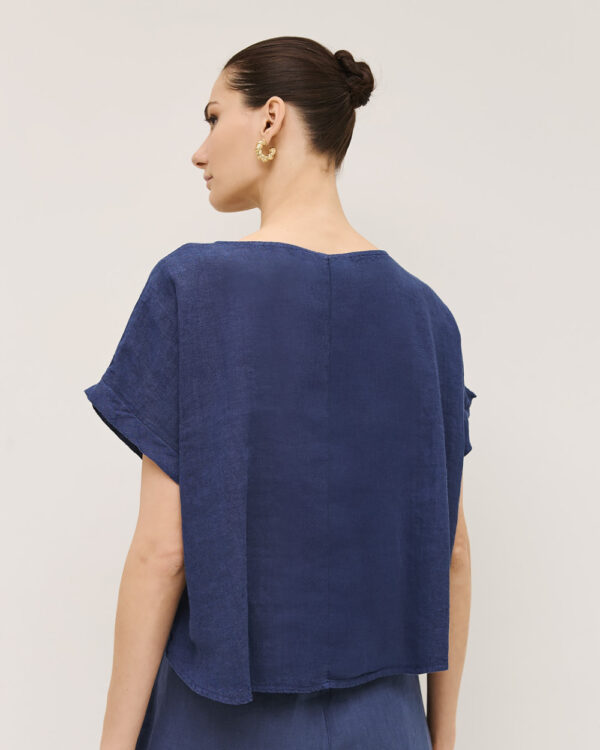 Blouse with short batwing sleeves - Access Fashion - Image 3
