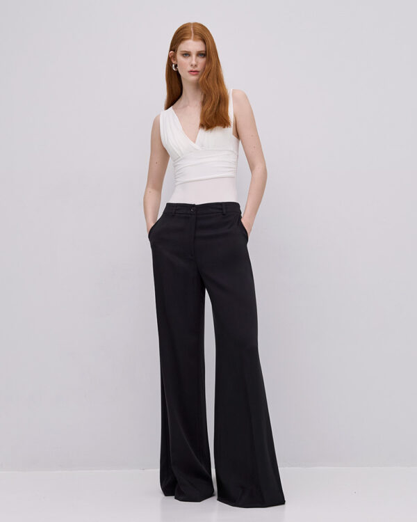 Bodysuit with a deep v- neckline - Access Fashion - Image 6