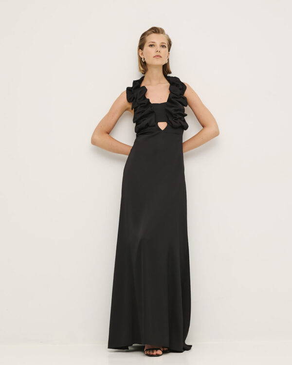 Maxi dress with ruffles -Access Fashion - Image 6