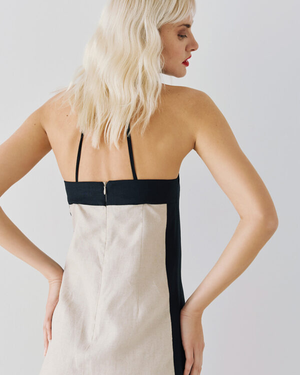 Maxi dress with two-toned details - Access Fashion - Image 4