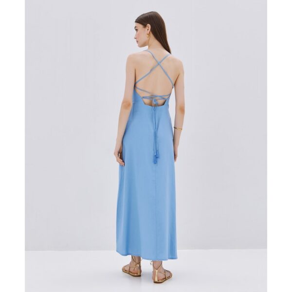 Maxi dress with tied-up straps - Access Fashion - Image 7