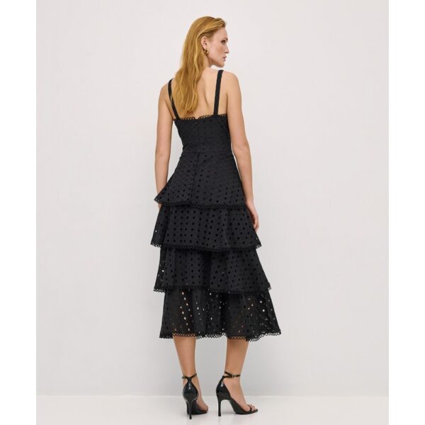 Broderie dress with ruffles - Access Fashion - Image 2