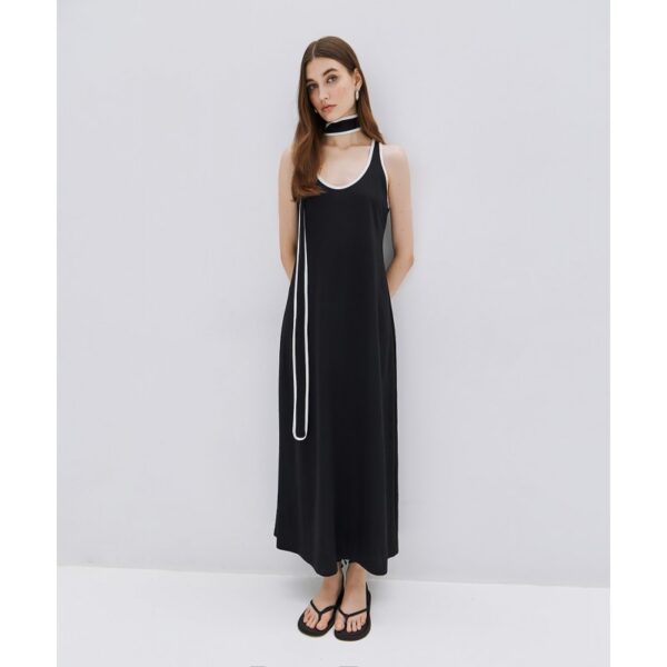 Dress with contrasting details - Access Fashion