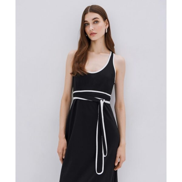 Dress with contrasting details - Access Fashion - Image 4