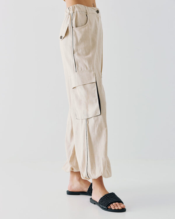 Cargo pants with elastic waist - Access Fashion - Image 5