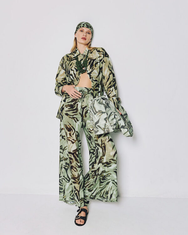 Printed pants with drawstrings - Access Fashion - Image 4