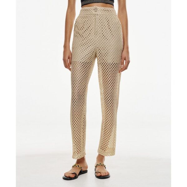 High-waist fishnet pants - Access Fashion - Image 2
