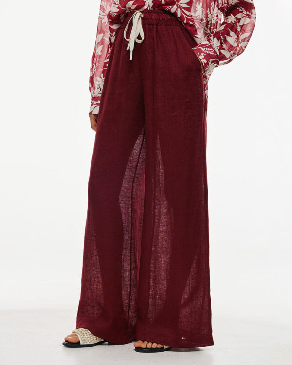 Pants with elastic waist and drawstrings - Access Fashion - Image 5
