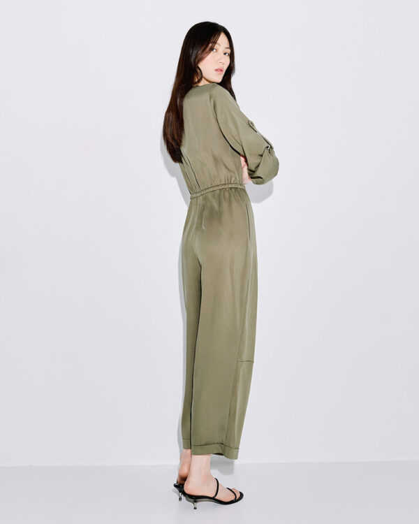 Cropped jumpsuit with buttons - Access Fashion - Image 3