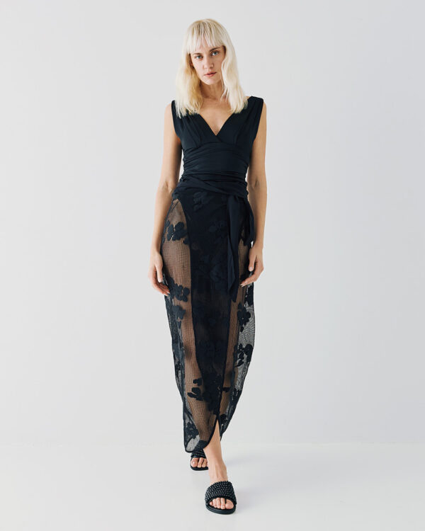 Wrap fishnet skirt - Access Fashion - Image 3