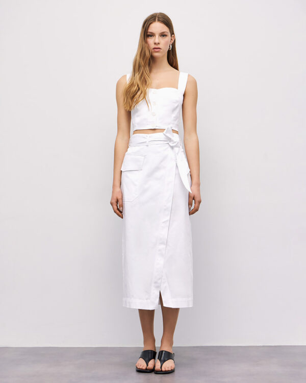 Asymmetric wrap skirt- Access Fashion - Image 7