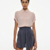 Shirt with short turn-up sleeves - Access Fashion