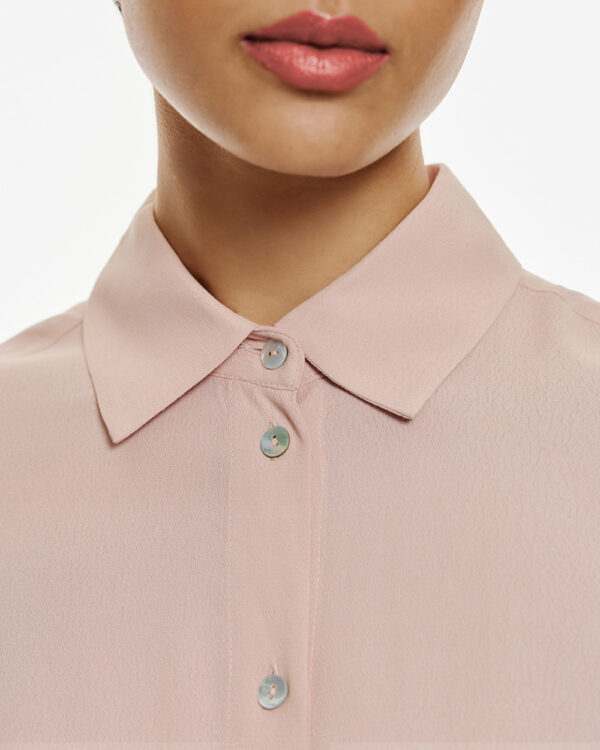 Shirt with short turn-up sleeves - Access Fashion - Image 6