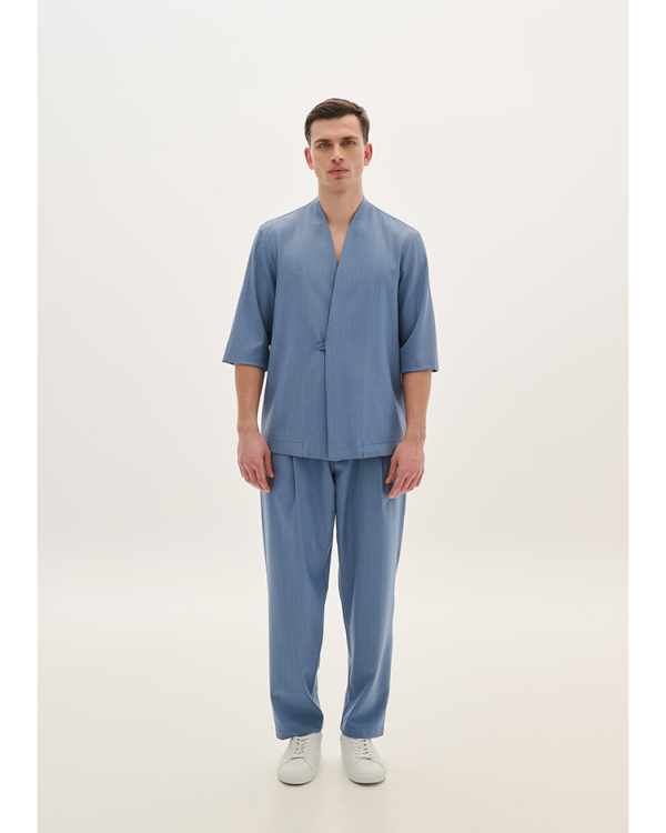 Wrap jacket with button -  P/coc