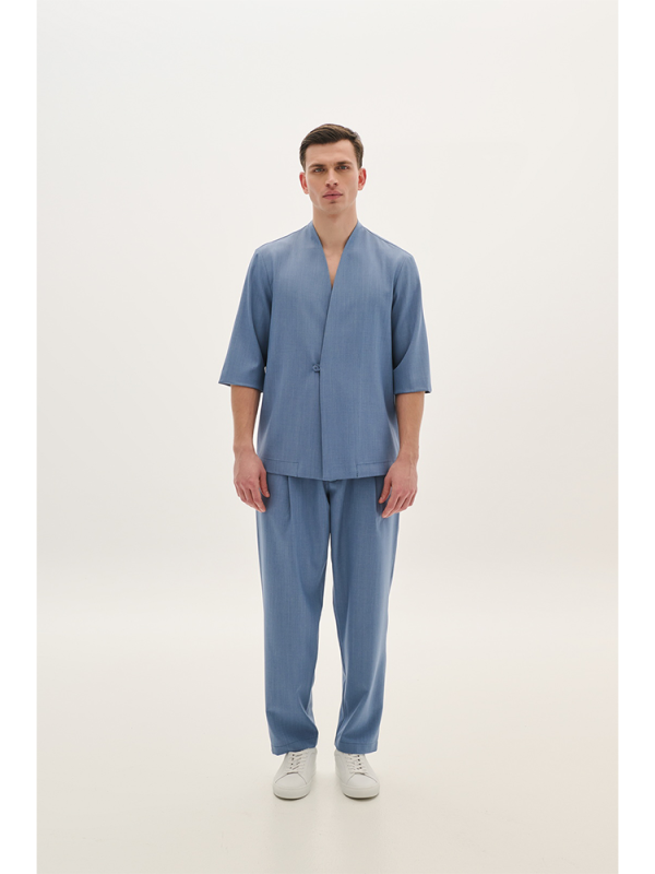 Wrap jacket with button -  P/coc
