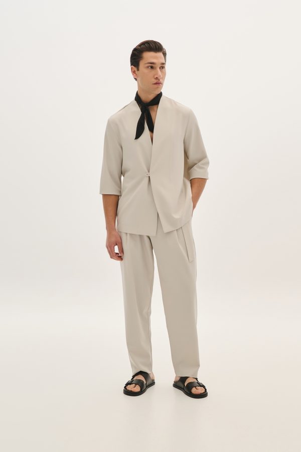 Wrap jacket with button -  P/coc - Image 9