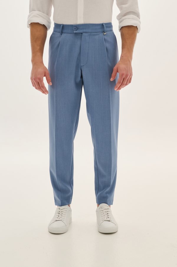 Straight-leg pleated pants - P/coc - Image 2
