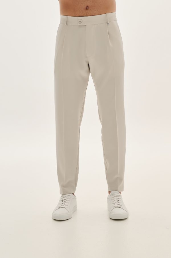 Straight-leg pleated pants - P/coc - Image 5