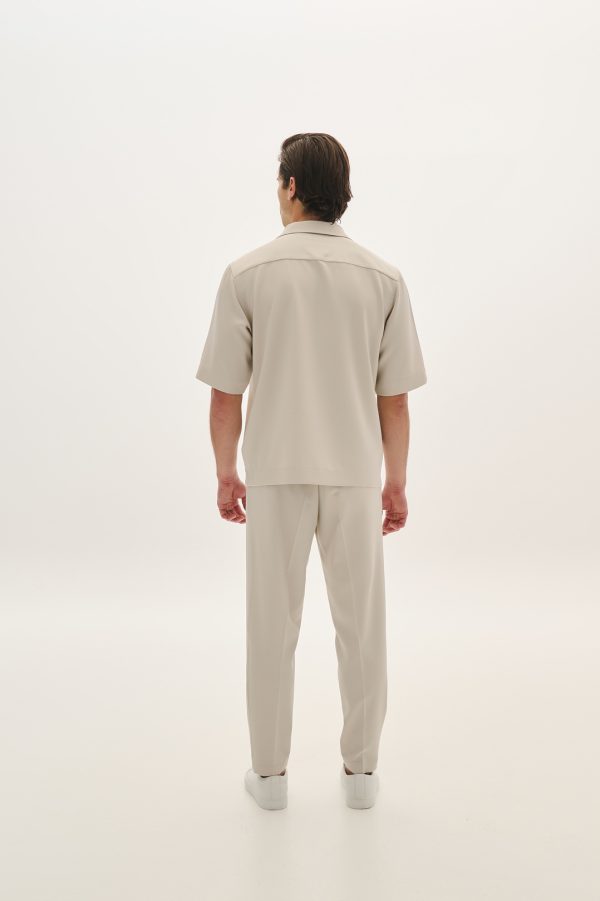 Straight-leg pleated pants - P/coc - Image 6