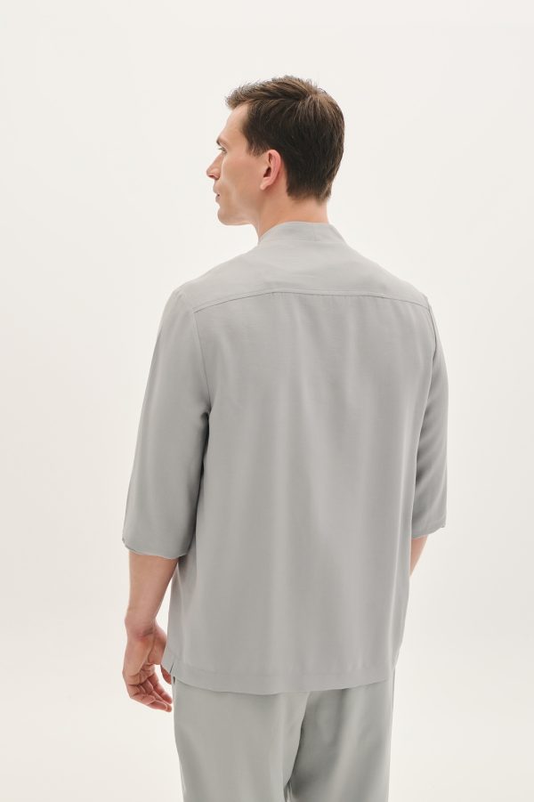 Wrap jacket with button -  P/coc - Image 6