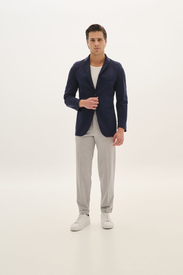 Single-breasted blazer with tailored fit - P/coc - Image 6