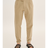 Linen trousers with front pleats - P/coc
