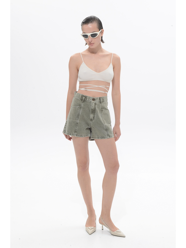 Thelma denim shorts - Sac & Co