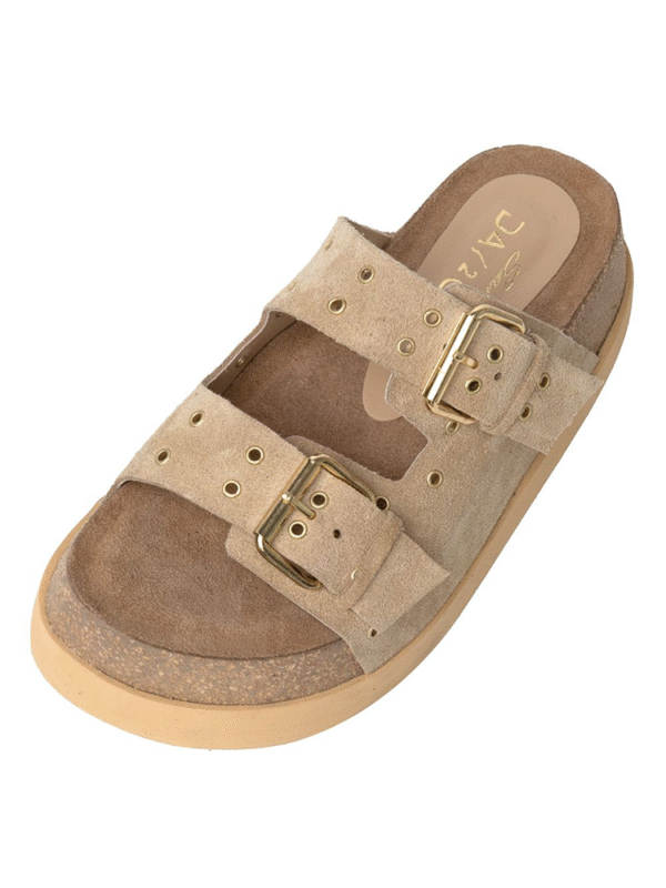 Suede wedge flats -Sante Shoes - Image 2