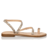Decorative embellishments sandals - Sante Shoes