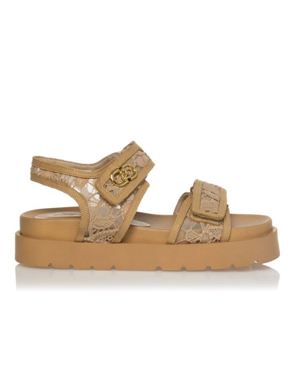Wedge lace sandals - Sante Shoes