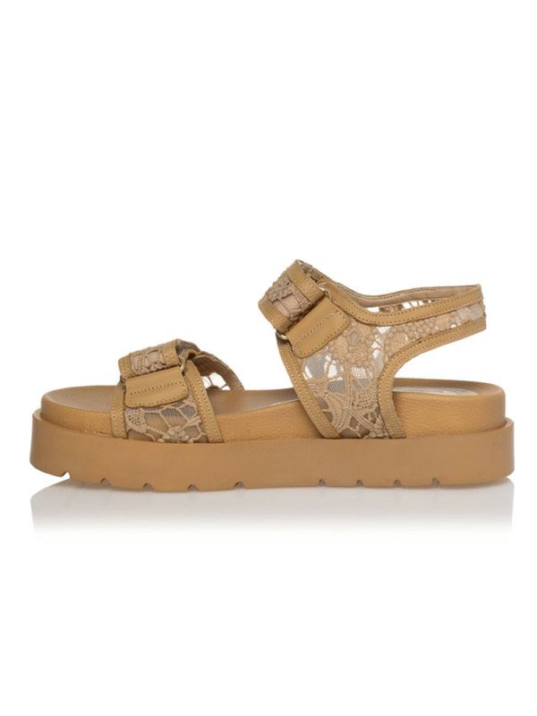 Wedge lace sandals - Sante Shoes - Image 4