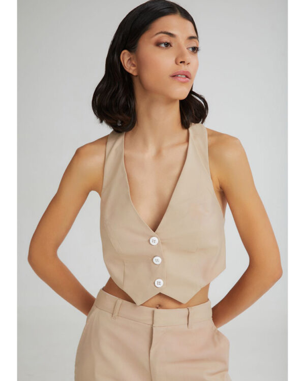 Christine crop vest - 4Tailors