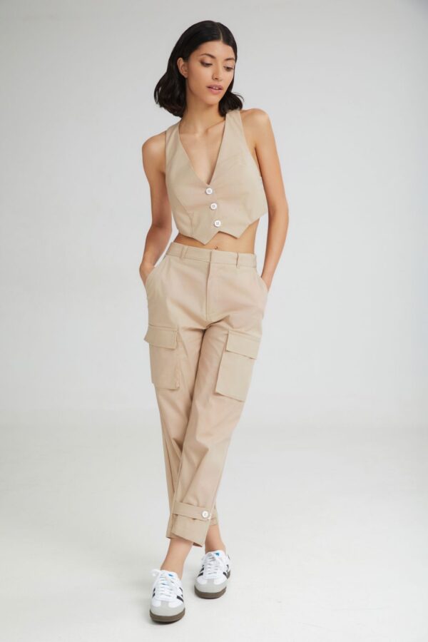 Christine crop vest - 4Tailors - Image 2
