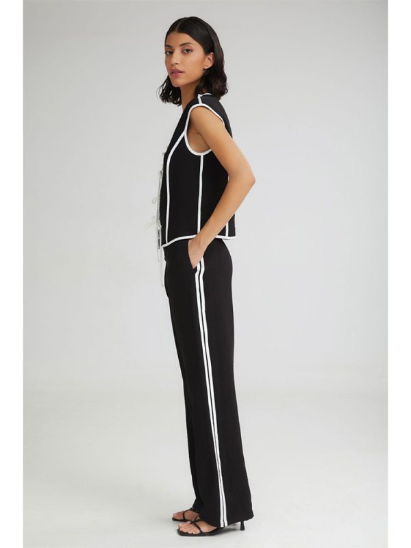 Monica trousers with contrasting details - 4Tailors - Image 6