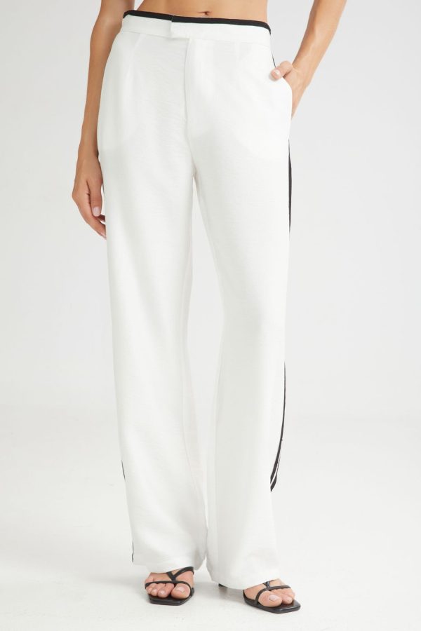 Monica trousers with contrasting details - 4Tailors - Image 3