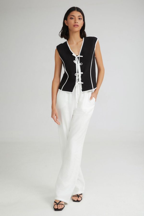 Monica top with contrasting details - 4Tailors - Image 5