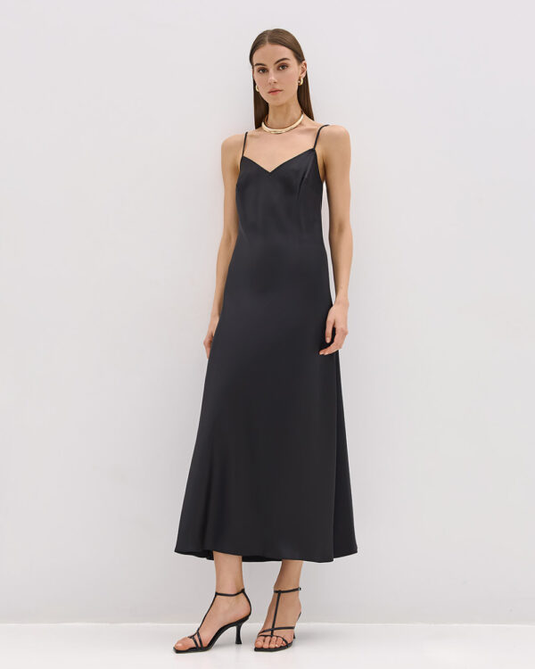 Satin strappy dress - Access Fashion - Image 5