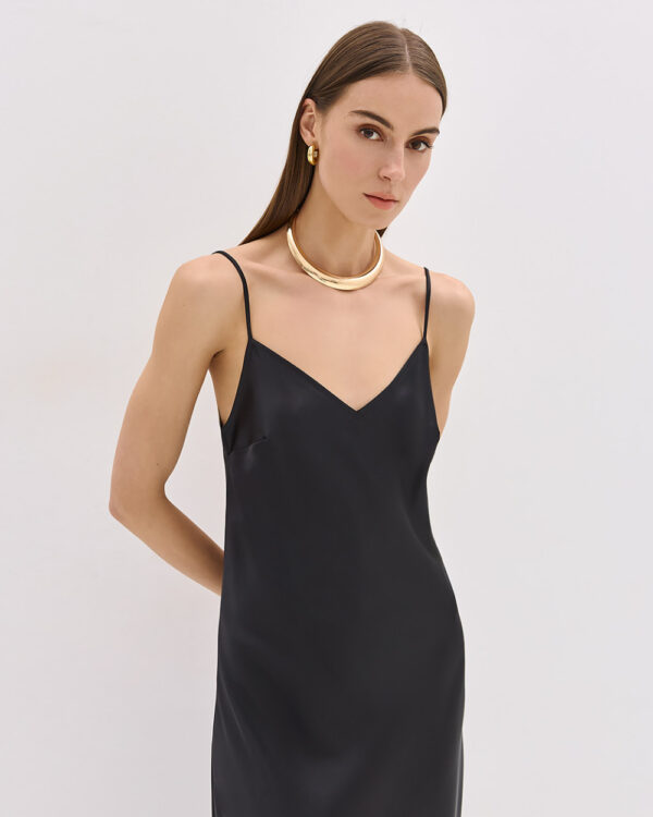 Satin strappy dress - Access Fashion - Image 8