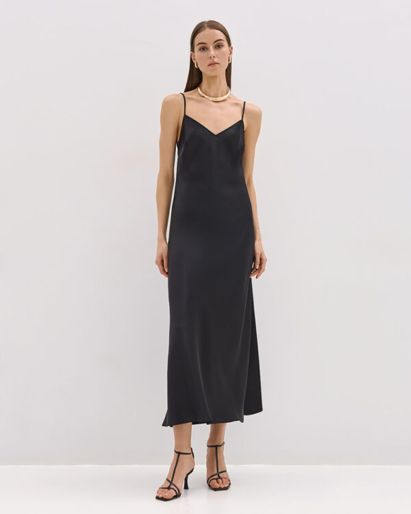 Satin strappy dress - Access Fashion - Image 7