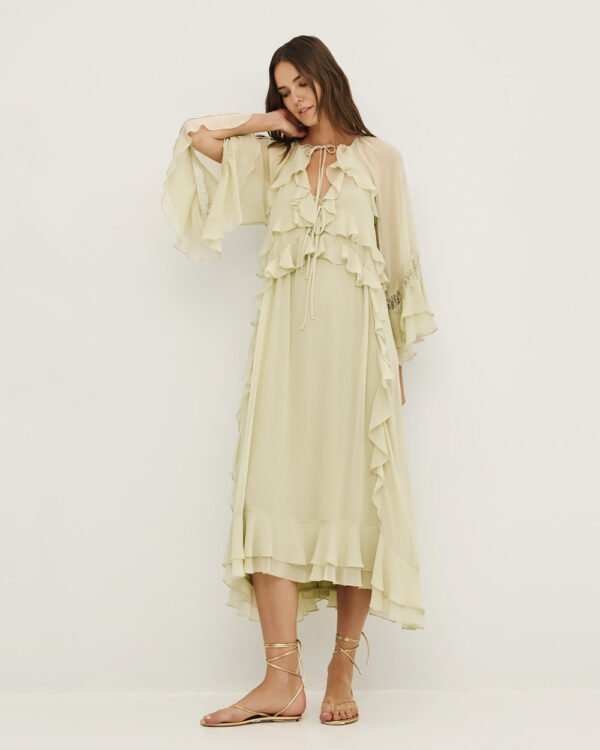 Maxi dress with ruffles- Access Fashion - Image 12