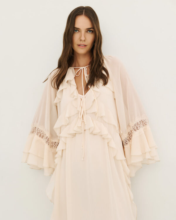 Maxi dress with ruffles- Access Fashion - Image 7
