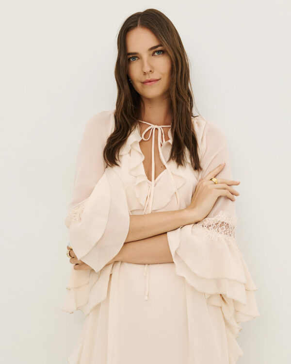 Maxi dress with ruffles- Access Fashion - Image 10