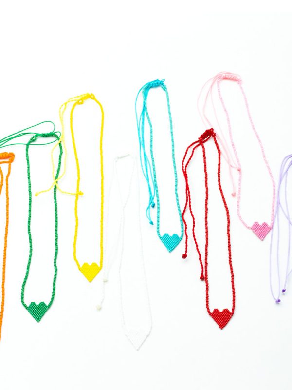 Miyuki heart necklace - Ifigenia Loukou