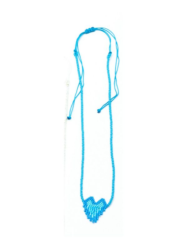 Miyuki heart with drops necklace - Ifigenia Loukou - Image 2