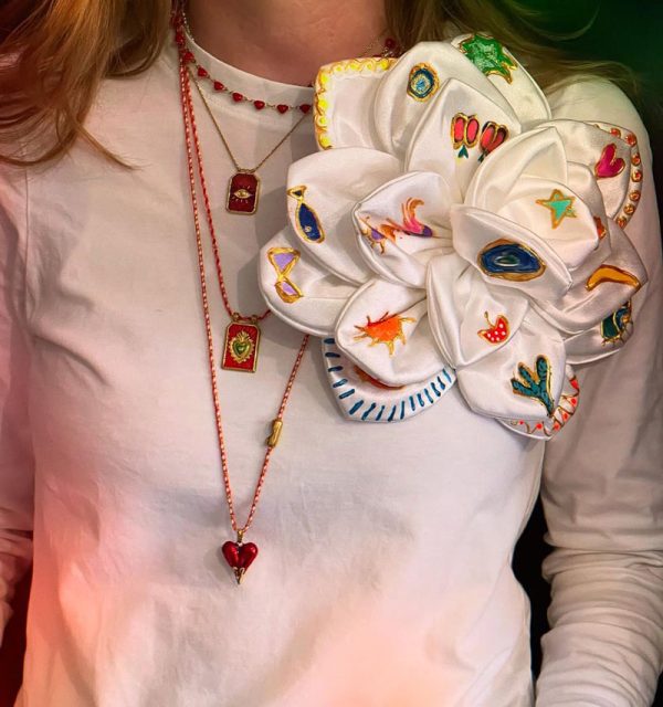 Enamel eye necklace - Ifigenia Loukou