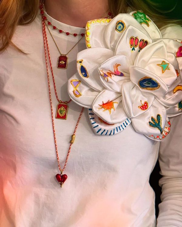 Enamel eye necklace - Ifigenia Loukou