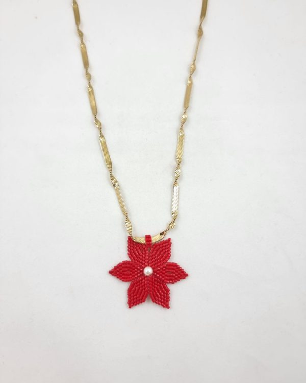 Miyuki floral necklace - Ifigenia Loukou