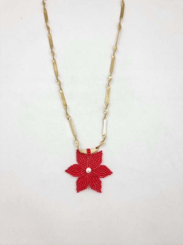 Miyuki floral necklace - Ifigenia Loukou